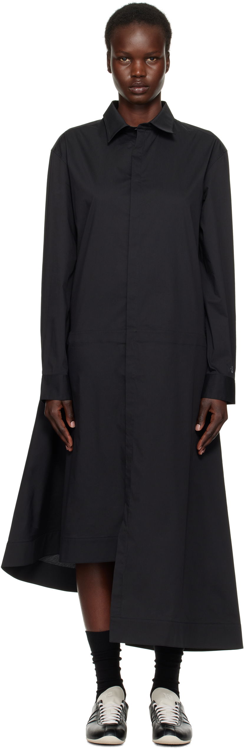 Mekko Y-3 Y-3 Shirt Midi Dress Musta | JV5840