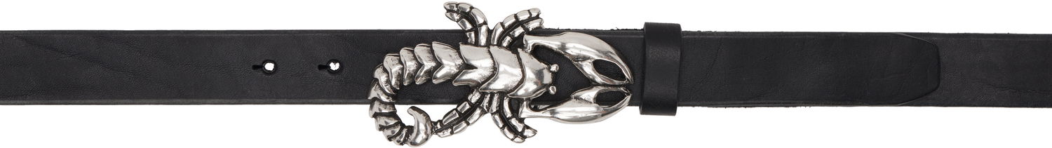 Vyöt OUR LEGACY Our Legacy Scorpion Leather Belt Musta | A2258SOB, 0