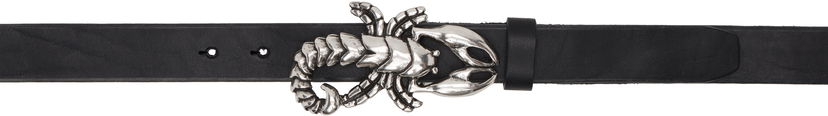 Vyöt OUR LEGACY Our Legacy Scorpion Leather Belt Musta | A2258SOB