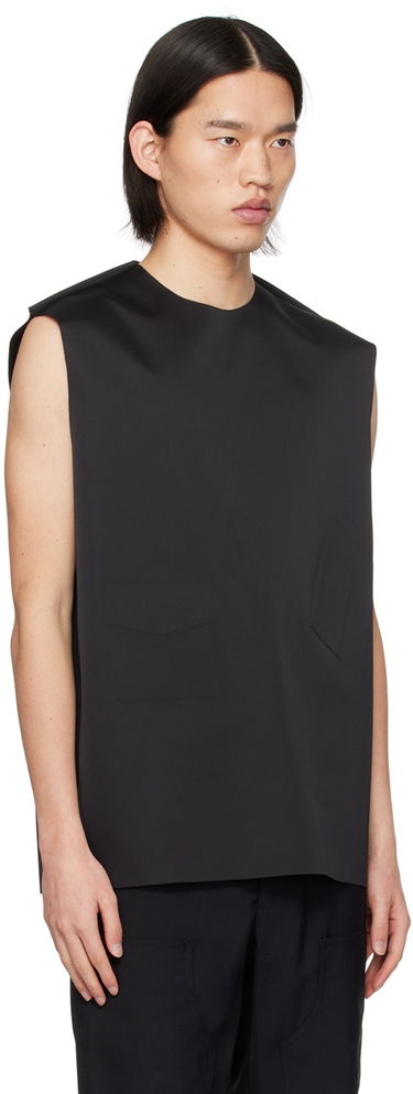 Liivi We11done We11done Embossed Pocket Tank Top Musta | WD-BL1-24-122-M-BK, 1