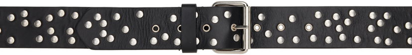 Vyöt Dries Van Noten Dries Van Noten Studded Leather Belt Musta | 251-011404-195