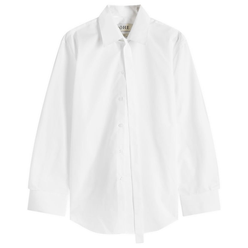 Paita Róhe Deconstructed Cotton Shirt Valkoinen | 414-19-068