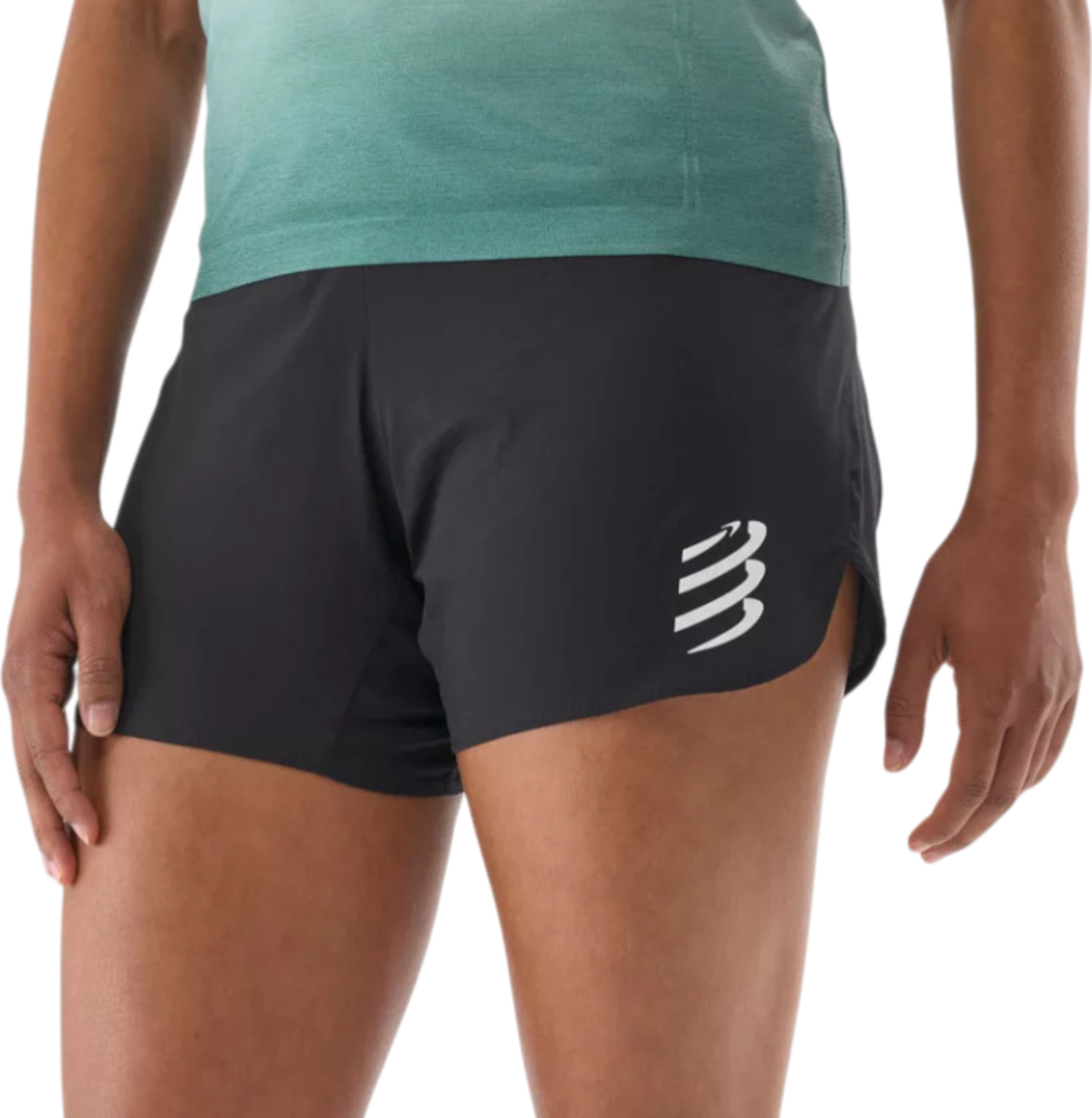 Shortsit Compressport Compressport Performance Running Shorts Musta | ashw4069000, 0
