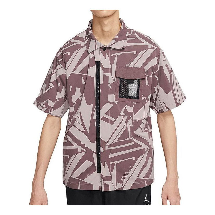 Paita Jordan Jordan Knit Short Sleeve Shirt Violetti | DM3109-218