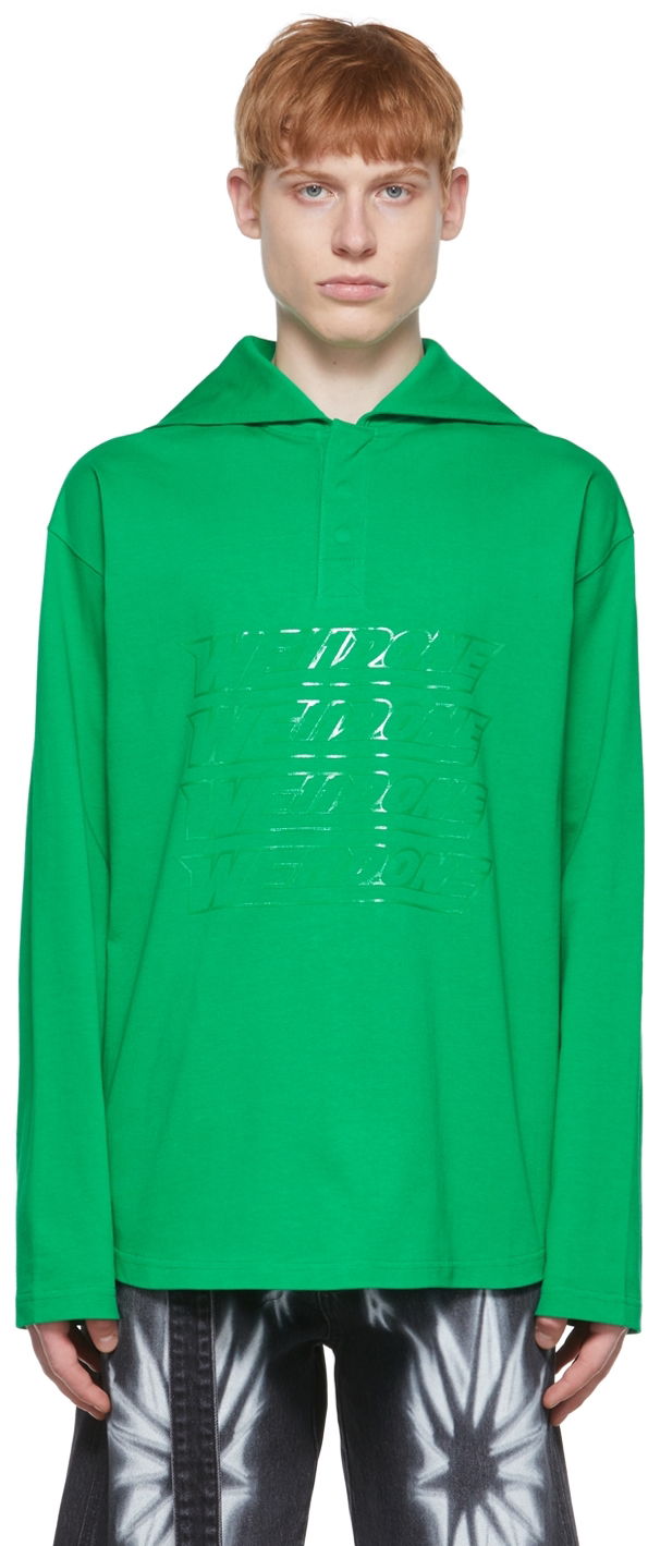 Poolopaita We11done We11done Cotton Henley Vihreä | WD-TT1-22-554-U-GR