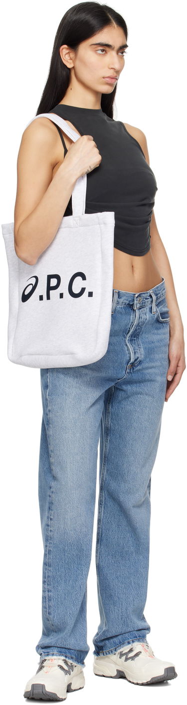 Kangaskassi A.P.C. A.P.C. ASICS Edition Lou Tote Bag Harmaa | COHHK-M61977, 3