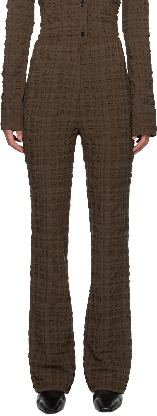Housut Nanushka Juna Trousers Ruskea | NW24RSPA01178, 0