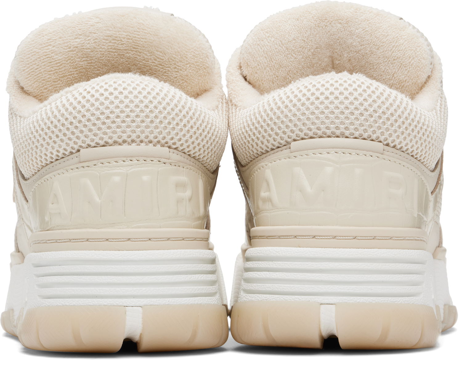 Tennarit ja kengät AMIRI AMIRI Croc Debossed MA-1 Beige | AWFOSR1138, 1