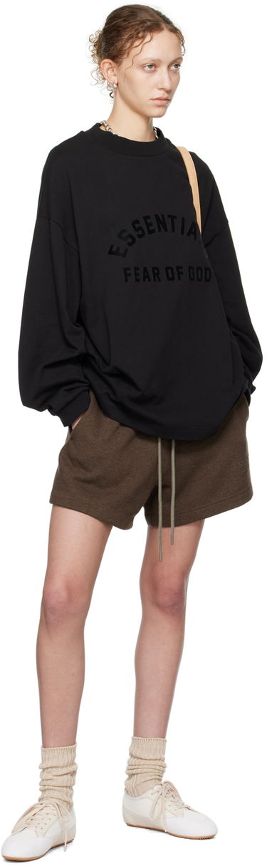 T-paita Fear of God Core Collection Heavy L/S Tee Black Musta | 125SU242010F, 4