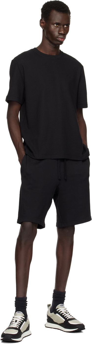 Shortsit BOSS Hugo Cotton-Terry Shorts Musta | 50530696, 3