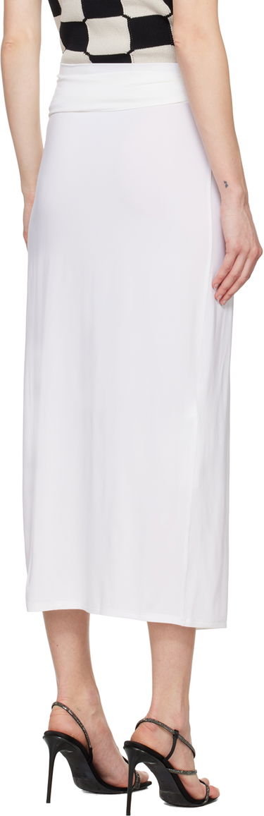 Hame Max Mara Beato Midi Wrap Skirt with Ring Detail Valkoinen | 2416691069600, 2