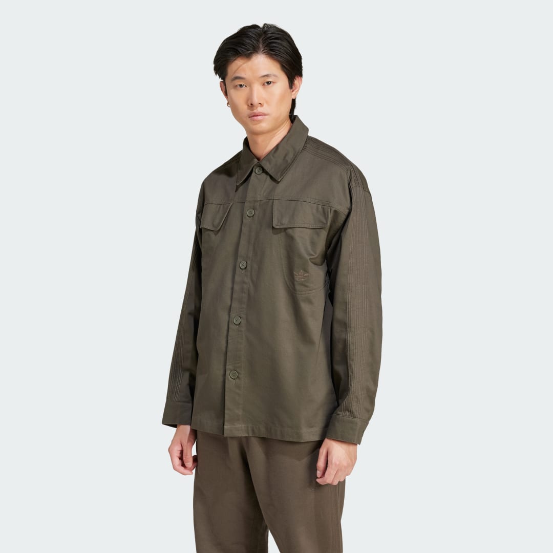 Paita adidas Performance Essentials Workwear Overshirt Vihreä | JD3343, 0