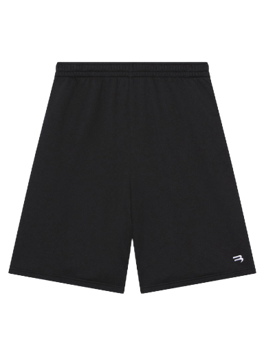 Shortsit Balenciaga Sporty B Basketball Shorts Musta | 657062TKV931070
