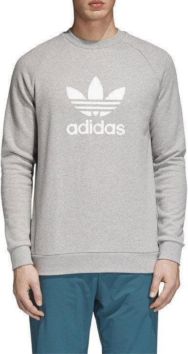 Huppari adidas Originals Trefoil Crewneck Sweatshirt Harmaa | cy4573