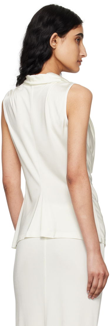 Tankkitoppi Helmut Lang Helmut Lang Cowl Neck Tank Valkoinen | O05HW501, 2