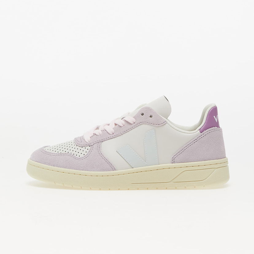 Tennarit ja kengät Veja V-10 Leather "Purple" W Valkoinen | VX0203476A