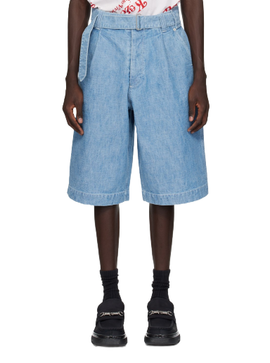 Shortsit KENZO Paris Wide Denim Shorts Sininen | FE55DS4016H4