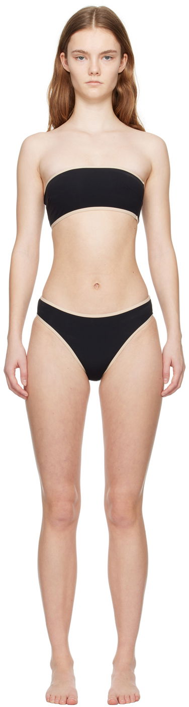 Uimapuvut TOTEME Edge Bandeau Bikini Top Musta | 241-WSW1041/WSW1040-FB0097