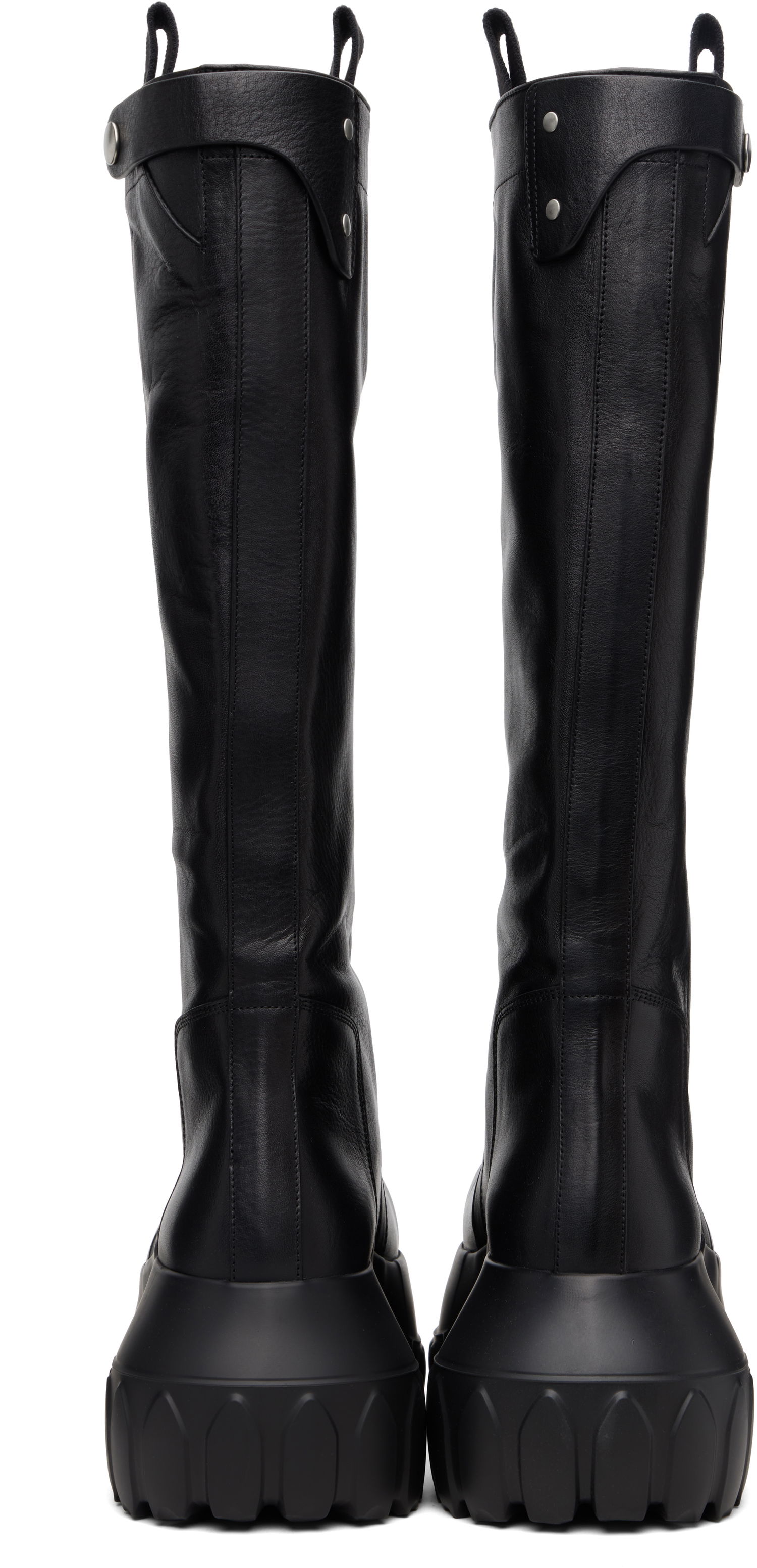 Tennarit ja kengät Rick Owens Rick Owens Concordians Mega Tractor Tall Boots Musta | RU02E1870 LGE, 1