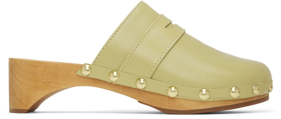 Vaatteet BY FAR BY FAR Hans Clogs Vihreä | 22SSHNSOLVGLS, 0