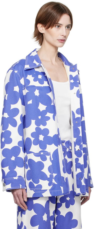 Takki Marni Marni Dillies Print Jacket Sininen | JKMA0347S0 UTC462, 1
