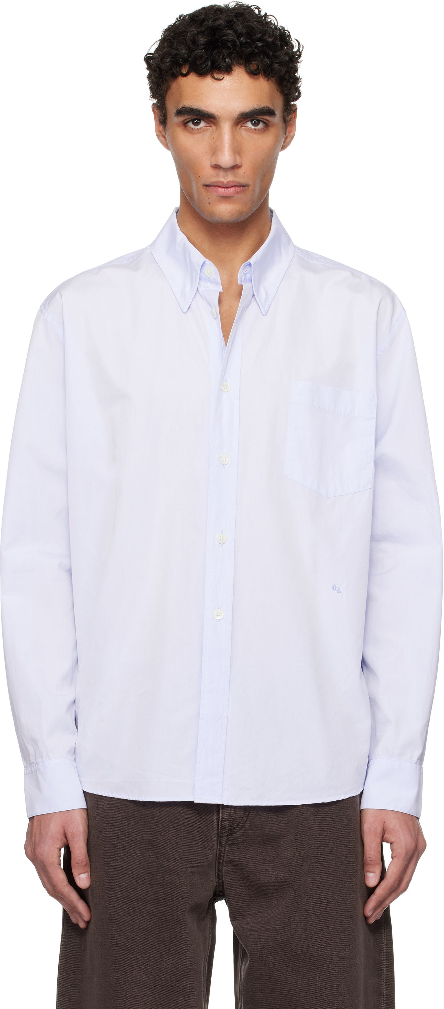 Paita OUR LEGACY Our Legacy Beyond Button-Down Shirt Sininen | M2252BD, 0