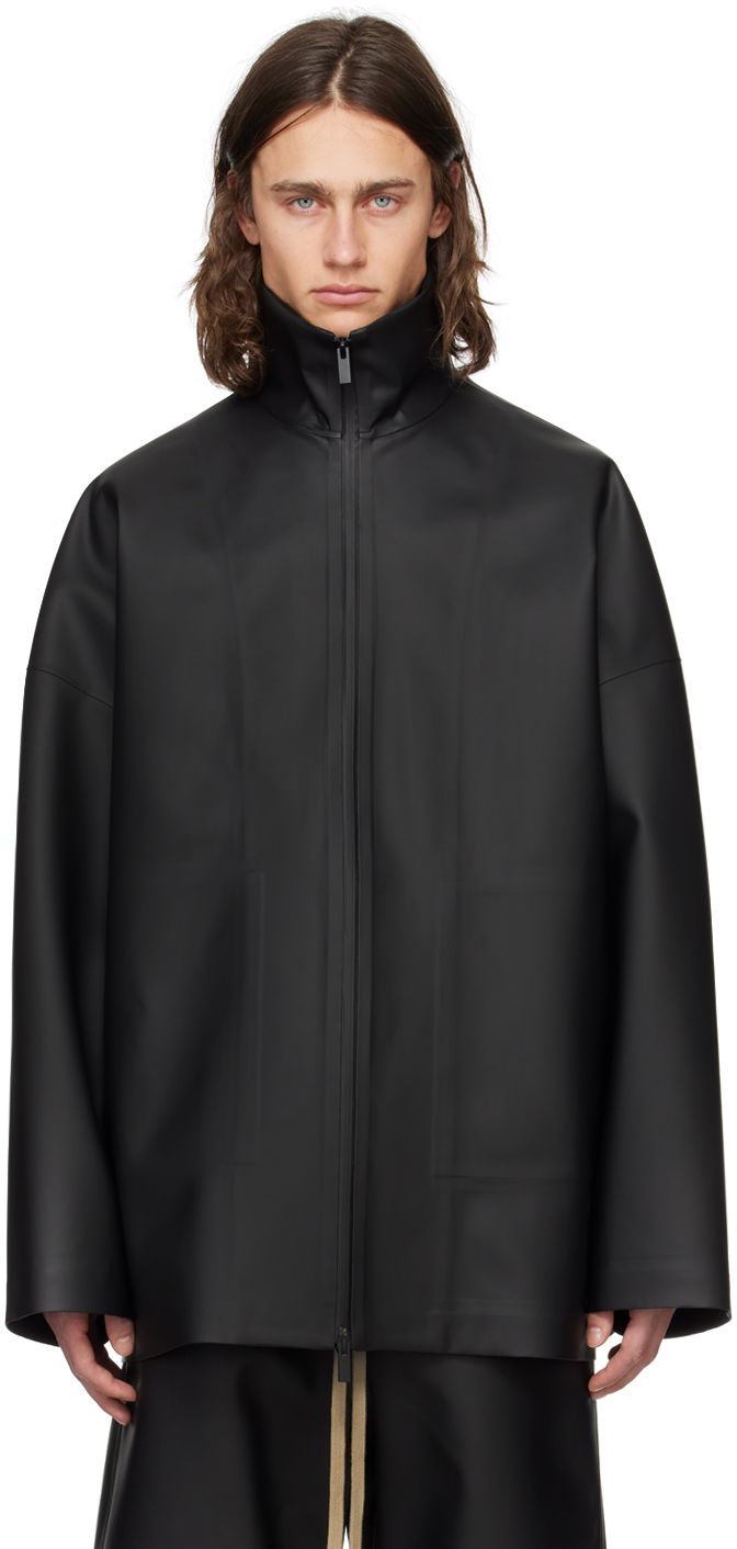 Takki Fear of God Black Zip Jacket Musta | FG830-408RUB