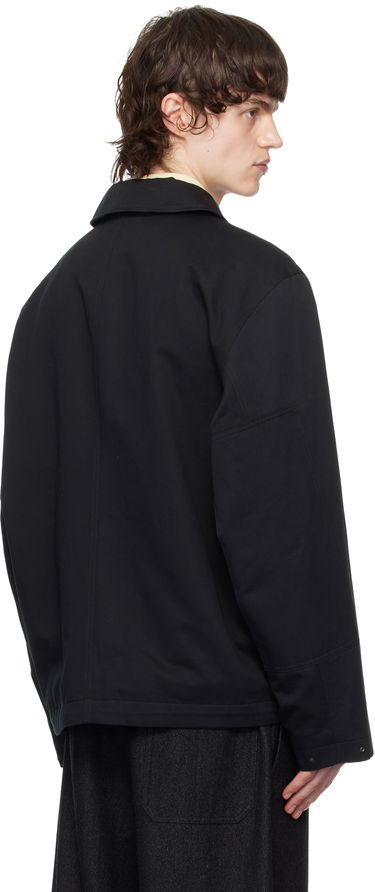 Takki LEMAIRE Lemaire Quilted Jacket with 3D Pockets Musta | OW1108 LF1309, 2