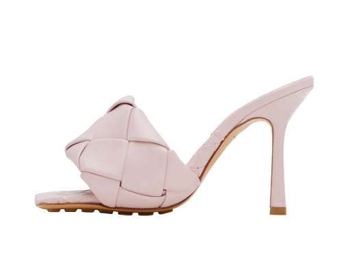 Tennarit ja kengät Bottega Veneta Lido Heeled Sandals "Pink" Vaaleanpunainen | 608854 VBSS0