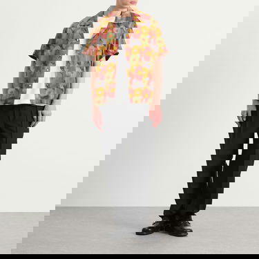 Paita Bode Bode Fruit Pit Short Sleeve Shirt, Size Large Monivärinen | MRF25SH008, 4