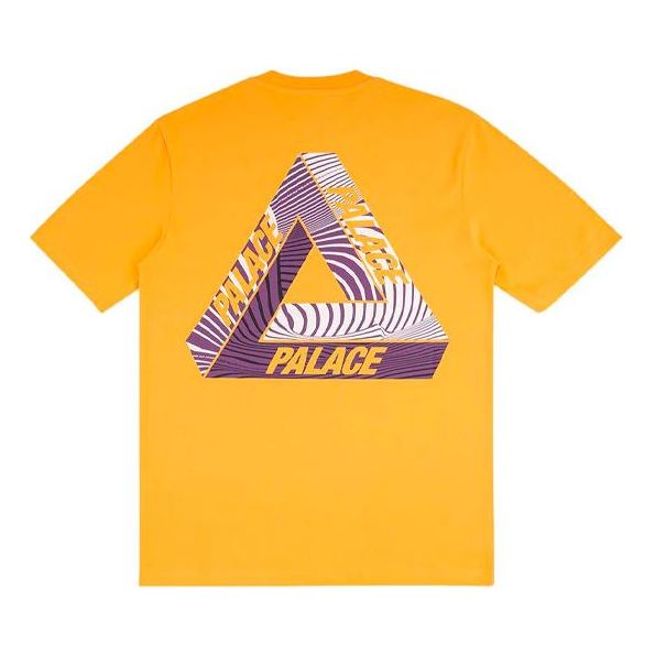 T-paita Palace Short Sleeve Logo Pattern T-Shirt Keltainen | P18TS223