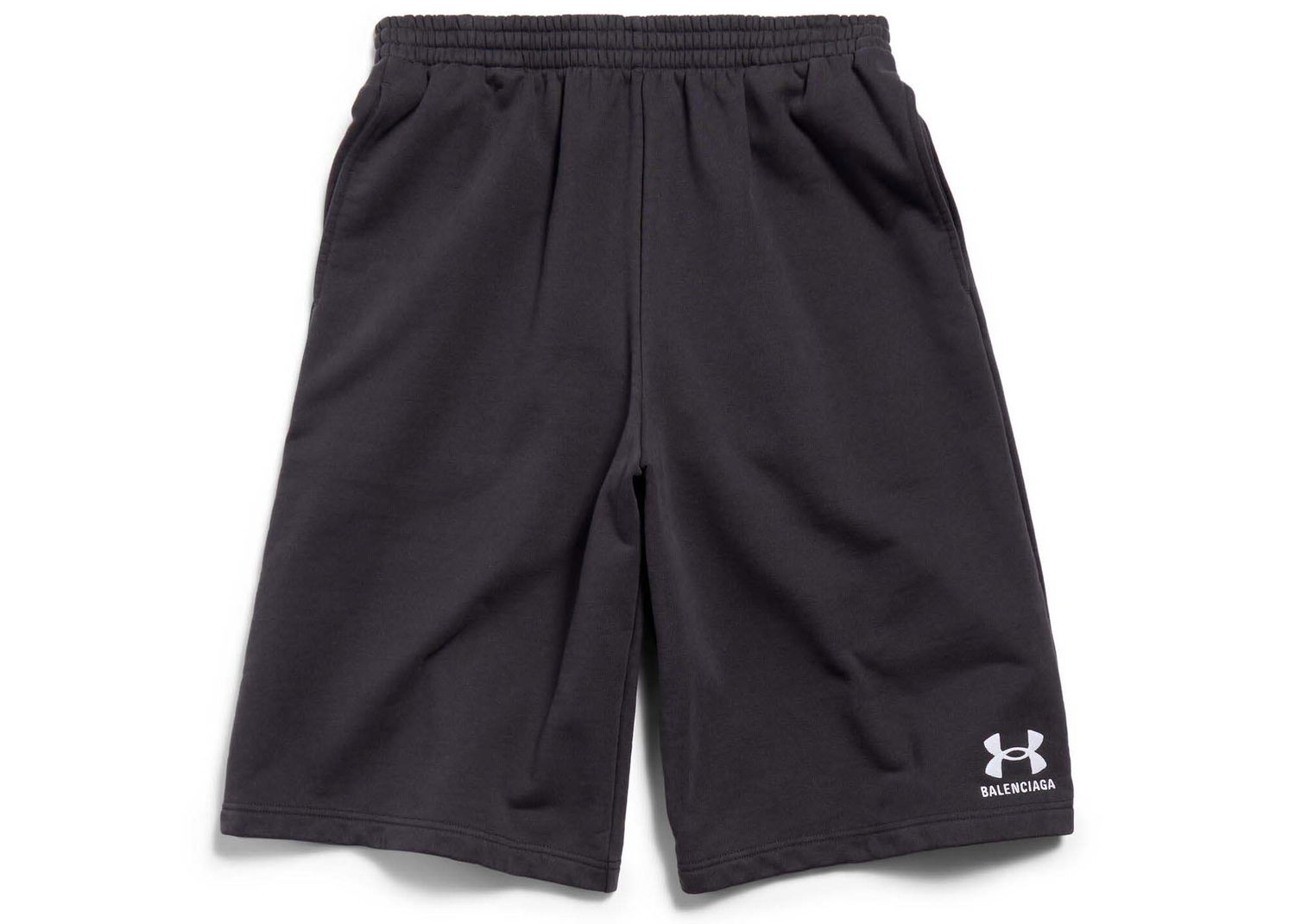 Shortsit Balenciaga Under Armour x Large Shorts Black/White Musta | 795261TRVB89034, 0