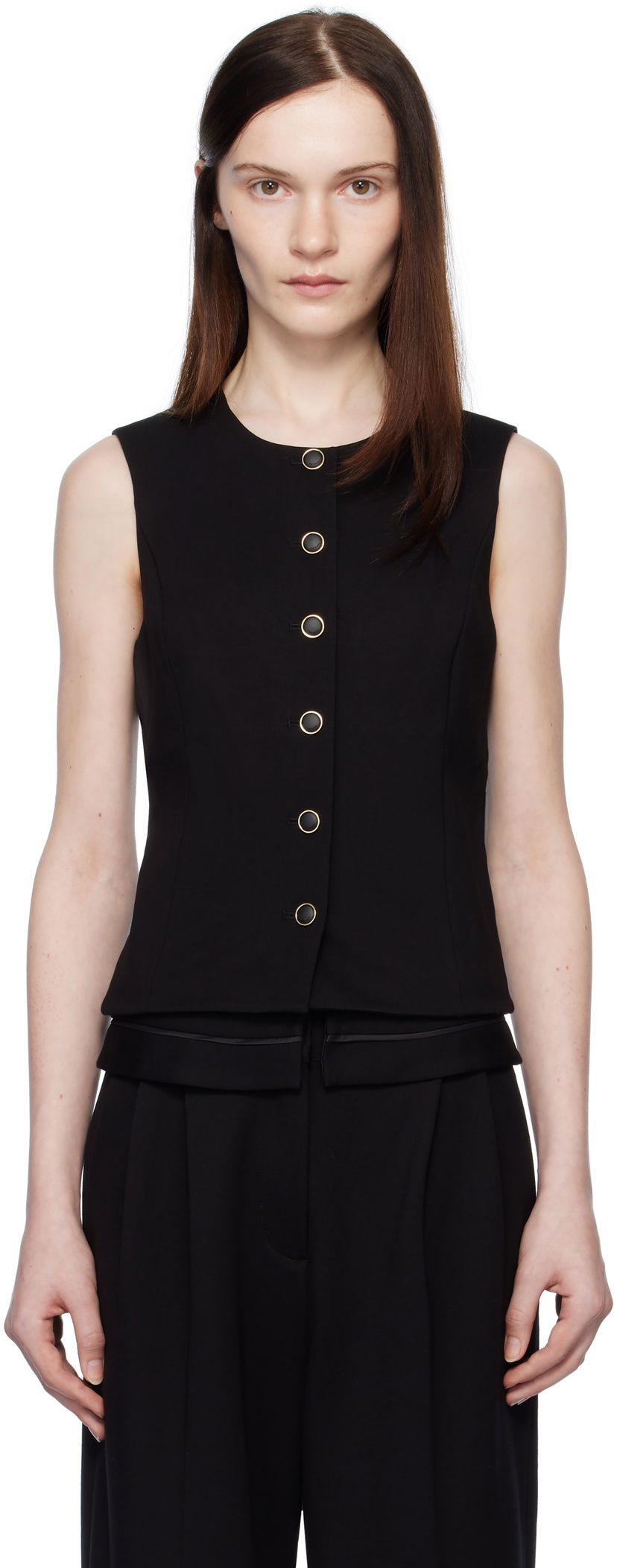 Liivi rag & bone Irina Ponte Vest Musta | WAC24HV016D816