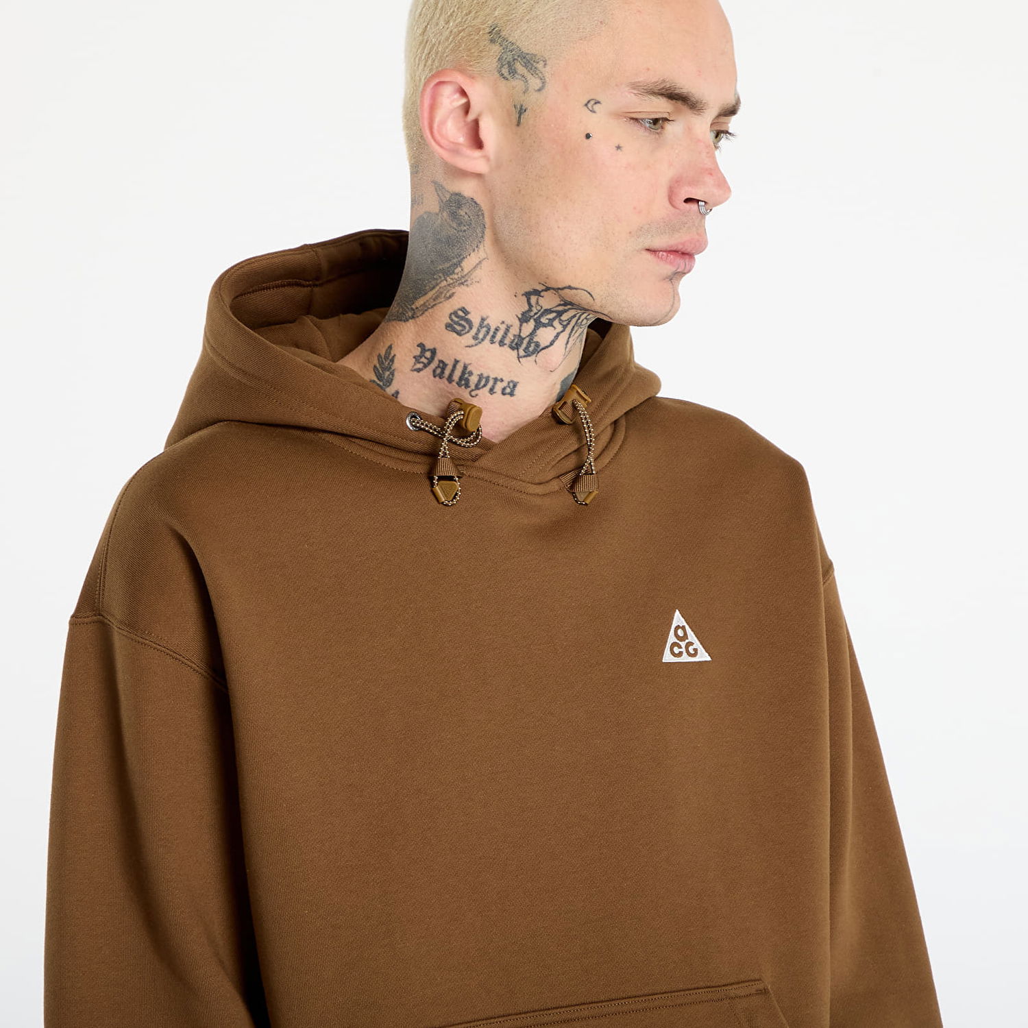 Huppari Nike ACG ACG Tuff Fleece Pullover Hoodie Ruskea | DZ3392-235, 1