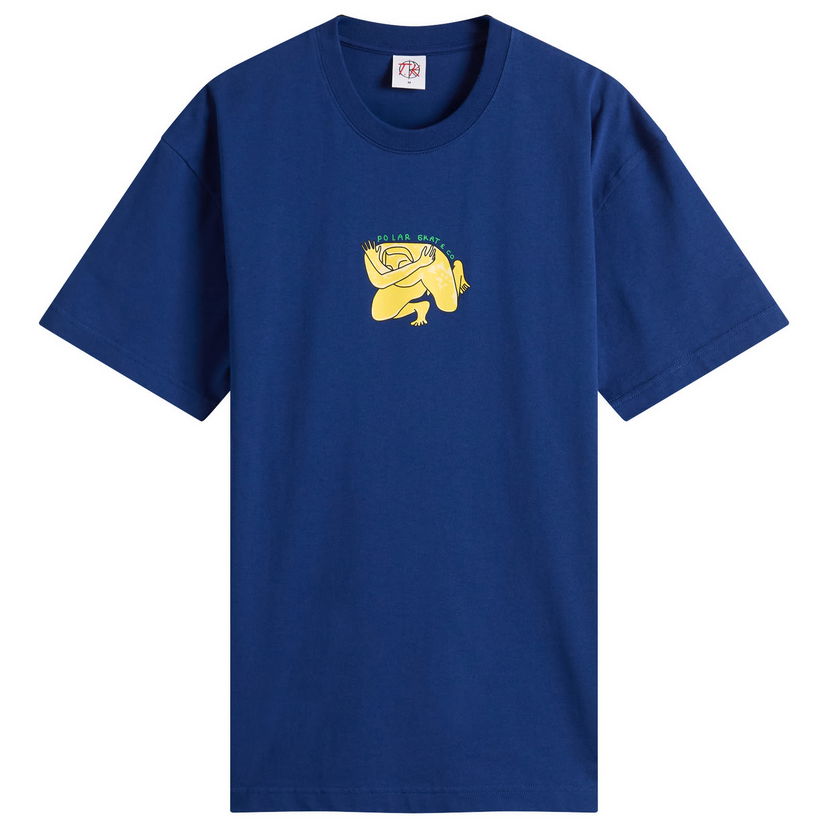 T-paita Polar Skate Co. Shy Bow Graphic Tee, Size Large Sininen | PSC-SU25-23-DRB