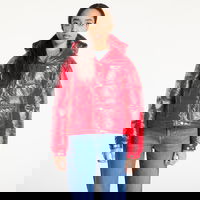 Tommy Jeans Shiny Hooded Badge Jacket