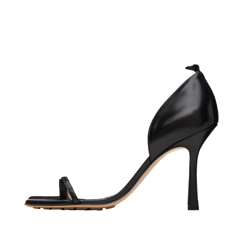 Tennarit ja kengät Bottega Veneta Stretch Strap Heeled Sandals "Black" Musta | 729742 VBSF0