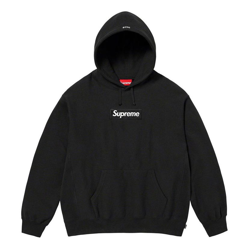 Huppari Supreme Box Logo Hoodie Musta | SUP-FW23-226