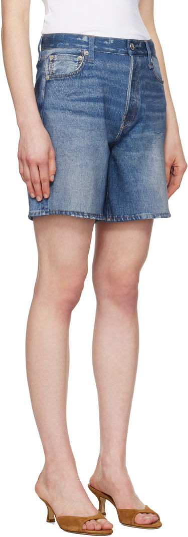 Shortsit rag & bone Rag & Bone Miramar Terry Kaia Shorts Sininen | WCW25S90008200, 1