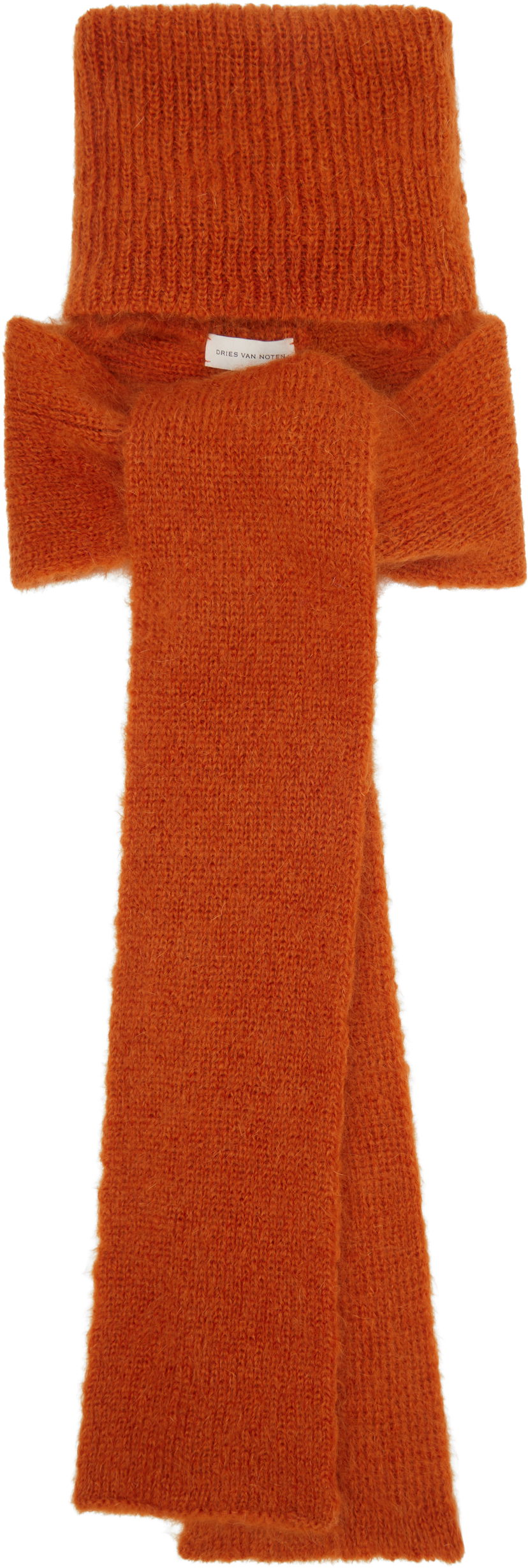 Huivi Dries Van Noten Dries Van Noten Techno Knit Scarf Oranssi | 252-011255-2733