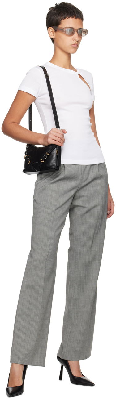 Tankkitoppi Helmut Lang Helmut Lang Asymmetrical Slash T-Shirt Valkoinen | N09HW505, 3