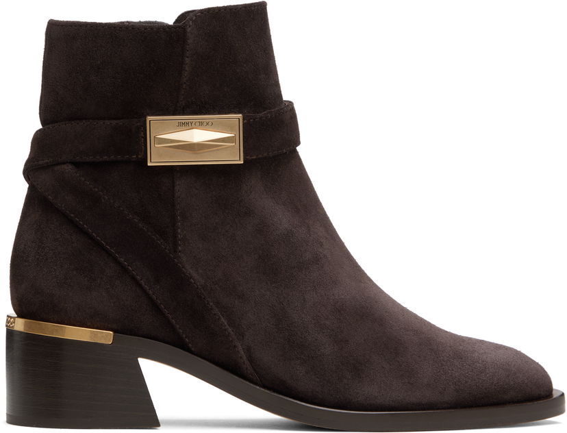 Vaatteet Jimmy Choo Jimmy Choo Diantha 45 Suede Ankle Boots Ruskea | DIANTHA 45 HLJ