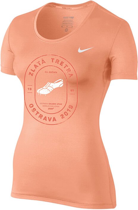 T-paita Nike Nike Pro CL ZLATA TRETRA T-Shirt Oranssi | 725745-832-zt