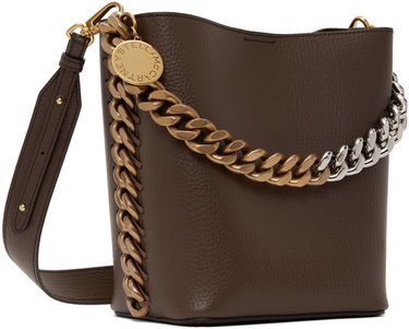 Käsilaukku Stella McCartney Alter Mat Grainy Chain Shoulder Bag Ruskea | 7B0033WP0316, 1