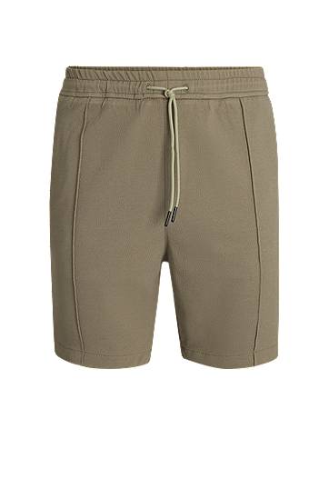 Shortsit BOSS Relaxed-Fit Stretch Oxford Shorts Vihreä | 50534647
