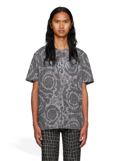 T-paita Versace Barocco Silhouette Harmaa | 1012548_1A09037