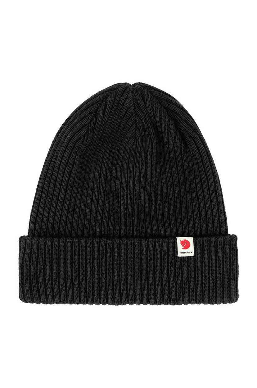 Pipo FJÄLLRÄVEN Rib Hat Beanie Musta | F13100184.550
