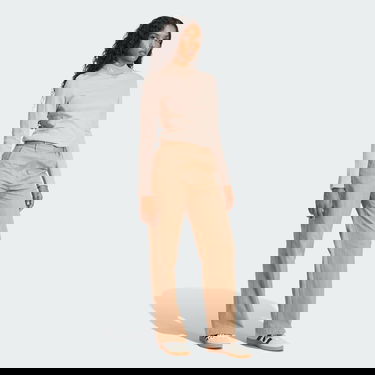 T-paita adidas Performance Structured Interlock Long Sleeve Top Beige | JJ0938, 2