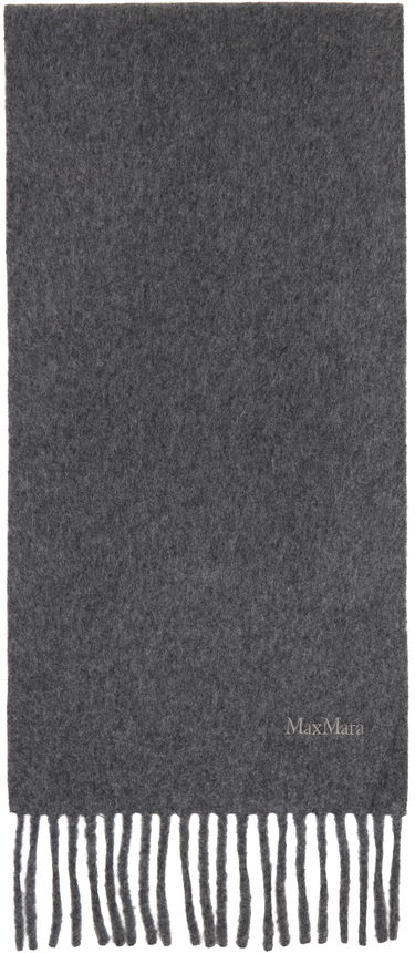 Huivi Max Mara Scilli Fringed Scarf Tummansininen | 2524546052600, 4