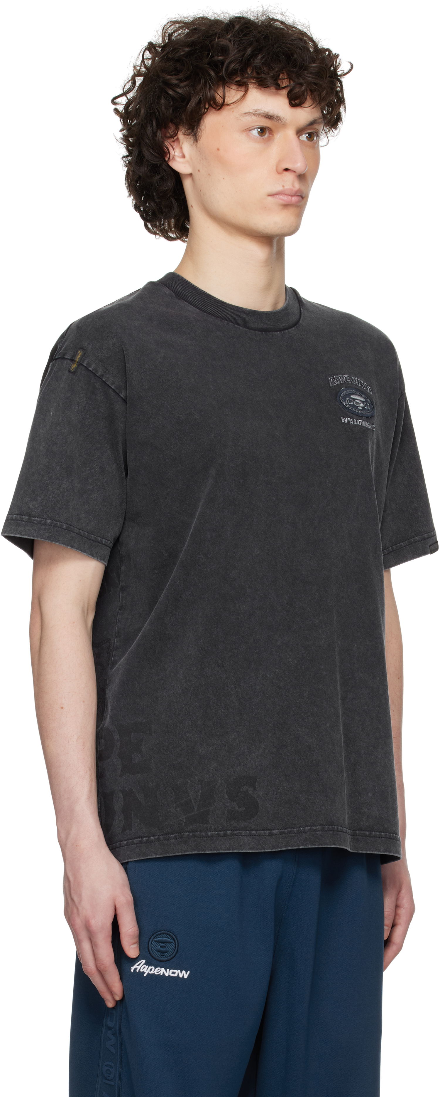 T-paita AAPE by A Bathing Ape AAPE by A Bathing Ape Fancy Main T-Shirt Musta | AAPTEM1671XXNBKL, 1